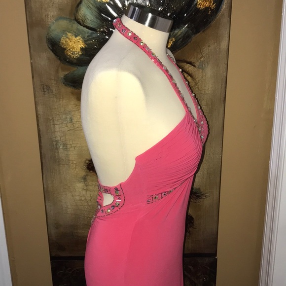 Morgan & co size 3/4 pink dress - Picture 3 of 5